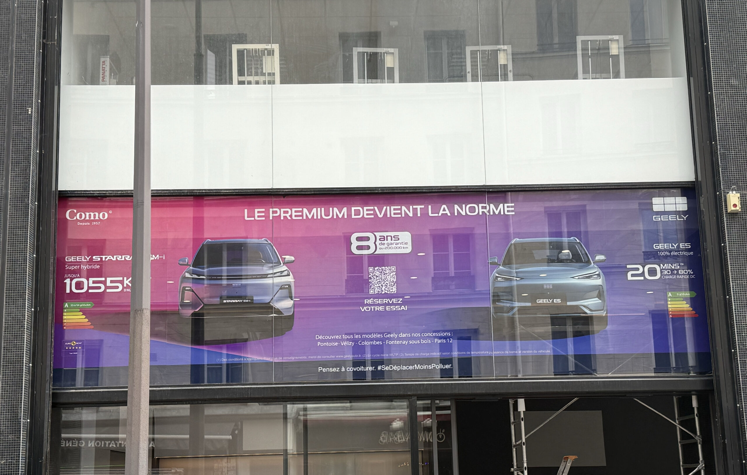 Geely… avec Como sur Paris